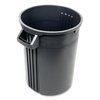 Impact Products 32 gal Round Cylinder Trash Can, Gray, Open Top, Plastic IMP 7732-3